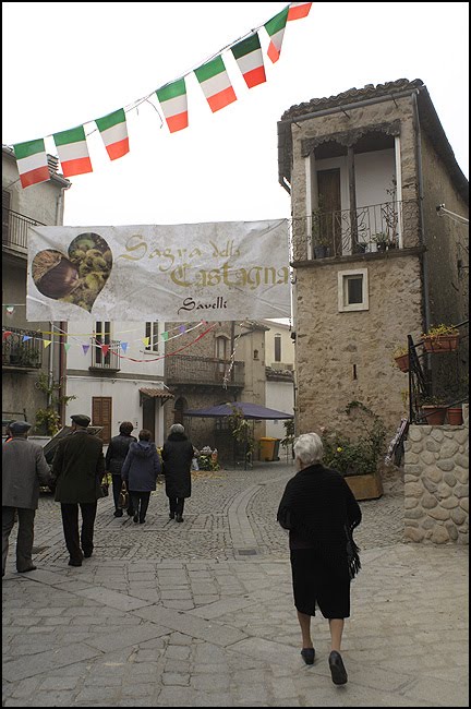 Vie di Savelli durante la XXVII Sagra della Castagna del 2010