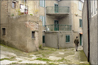 Centro storico di Savelli durante la Sagra della Castagna del 2010