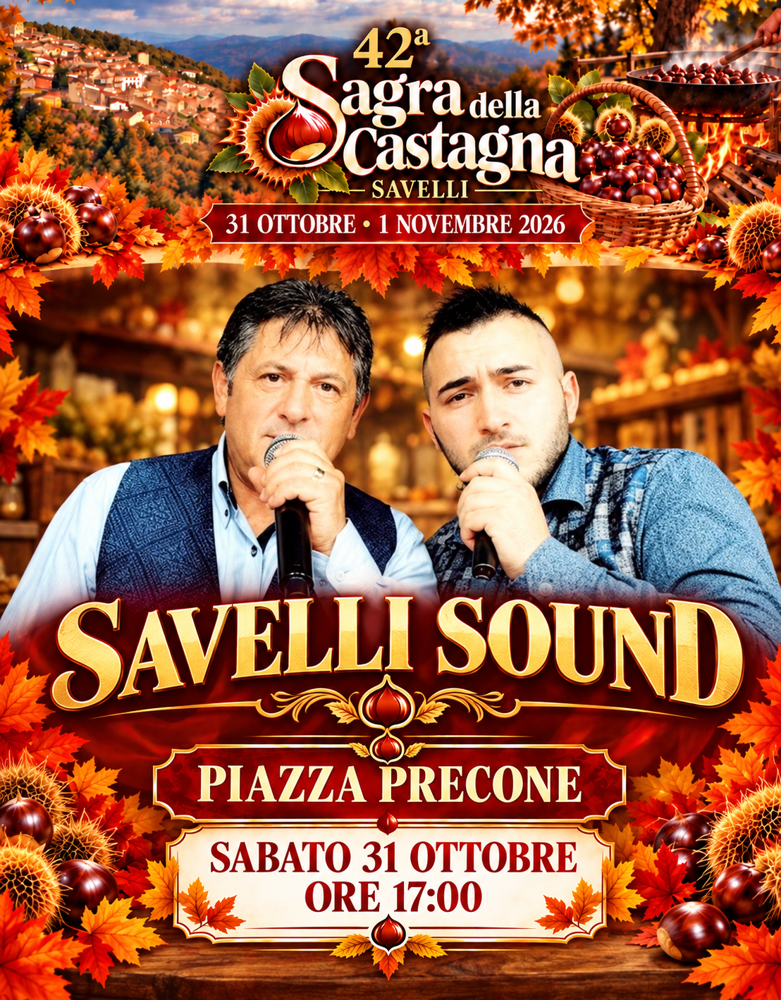 Savelli Sound, sabato 31 ottobre 2026 alle ore 17:00 in Piazza Precone